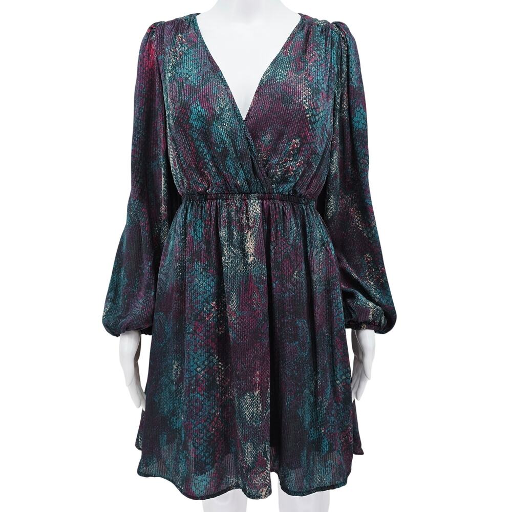 Scotch and Soda Mini Snakeskin Print Dress 32